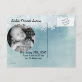 Storkベビー発表 案内ポストカード (裏面)