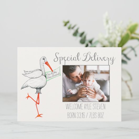 Stork特別配信ベビー発表 案内状 (スタンド正面)