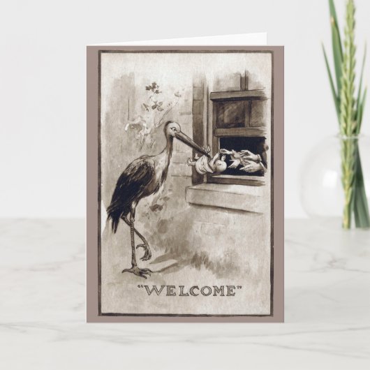 Stork配信ベビーヴィンテージ 案内状 (正面)