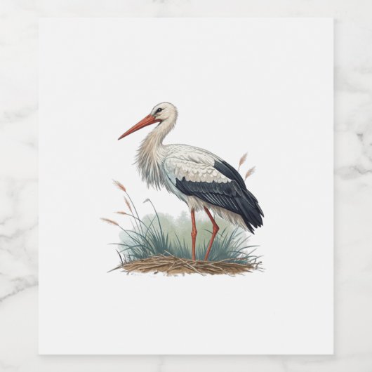 Stork ワインラベル (シングルラベル)