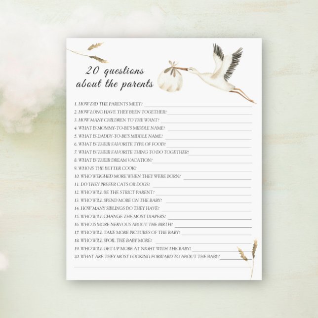 Stork – 両親に関する20質問 (クリエイターアップロード済み)