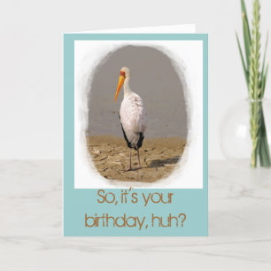 Stork Art誕生日カード(アクア) カード