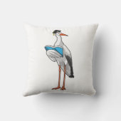 Stork as先生with Book クッション (裏面)