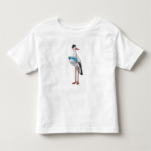 Stork as先生with Book トドラーTシャツ (正面)