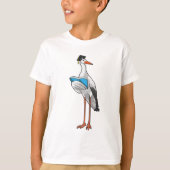 Stork as先生with Book Tシャツ (正面)