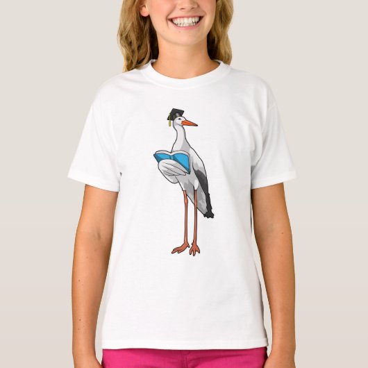 Stork as先生with Book Tシャツ (正面)