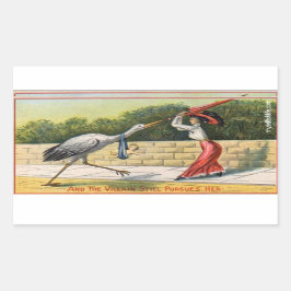 Stork Attack Stickers （子フリー） 長方形シール