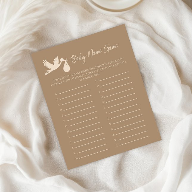 Stork Baby Delivery Gender Reveal Baby Name Game (クリエイターアップロード済み)