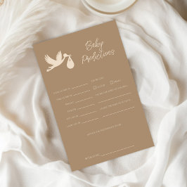 Stork Baby Delivery Predictions and Advice Game