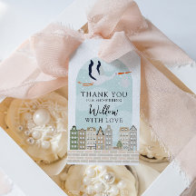 Stork Boho赤ちゃんシャワー散水感謝お願い