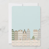 Stork Boho Baby Shower Special Delivery Sprinkle 招待状 (裏面)