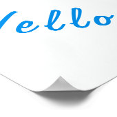 Stork Carrying Baby Poster Painting Fun Your Text ポスター (角)