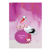 Stork Delivery Unicornポスター