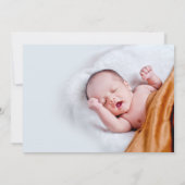 Stork Mailの誕生発表 案内状 (裏面)