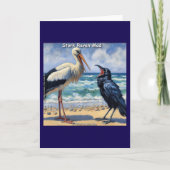 Stork Raven Mad – Beach Bird Banter カード (正面)