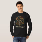 Stork Raven Mad Funny Humor Tシャツ (正面フル)