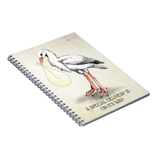Stork Special Delivery Notebook (Neutral) ノートブック (右側)