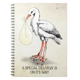 Stork Special Delivery Notebook (Neutral) ノートブック