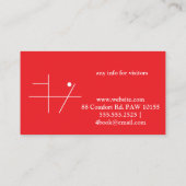 Stork Speed Liner Business Card 名刺 (裏面)