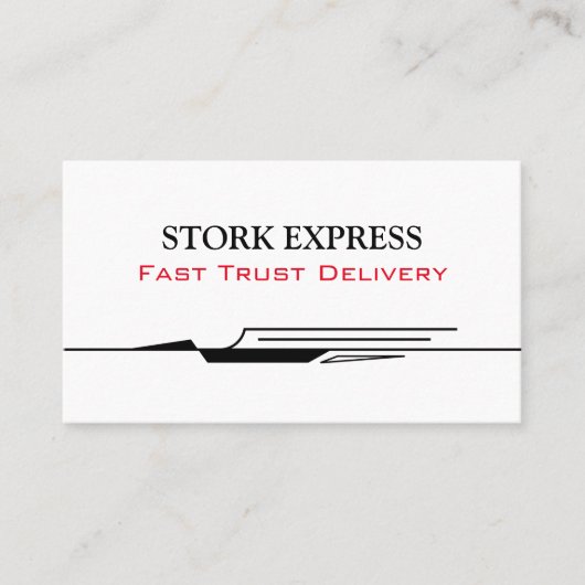 Stork Speed Liner Business Card 名刺 (正面)