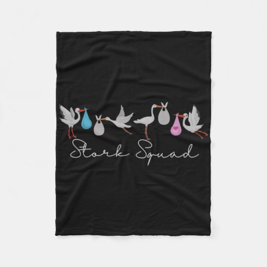Stork Squadナース分娩版 フリースブランケット (正面)