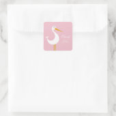 Stork Thank You スクエアシール (バッグ)