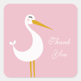Stork Thank You スクエアシール