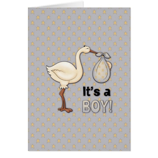 Stork with Baby Boy (正面)