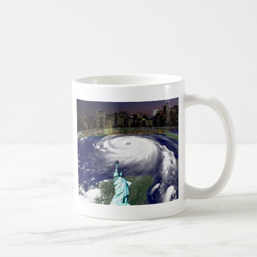 Storm すごい Sandy 2012，嵐の目_ コーヒーマグカップ (右)
