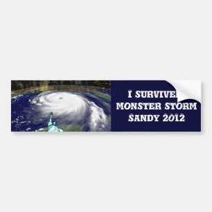 Storm すごい Sandy 2012,嵐の目_ バンパーステッカー