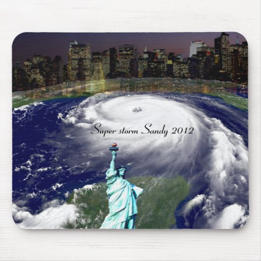 Storm すごい Sandy 2012,嵐の目_ マウスパッド (正面)