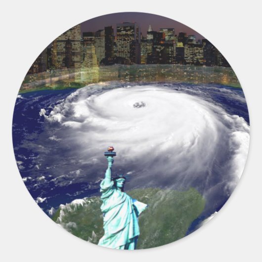 Storm すごい Sandy 2012,嵐の目_ ラウンドシール (正面)