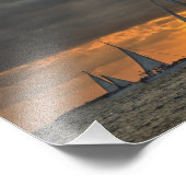 Storm 来 at Sunset in Florida West, Photo フォトプリント (角)