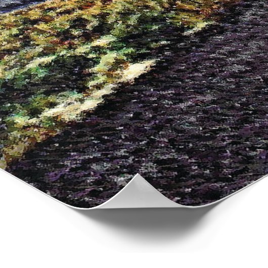 Storm 12モダン cmyk ポスター (角)