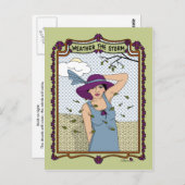 Storm_A_ポストカードに天気を付ける ポストカード (正面/裏面)