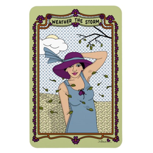 Storm_A_4x6冷蔵庫の天気 マグネット (縦)