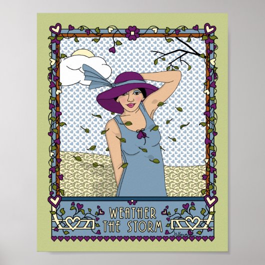 Storm_A_8x10ポスターに天気を付ける ポスター (正面)