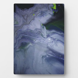 Storm Acrylic Pour Painting Plaque フォトプラーク