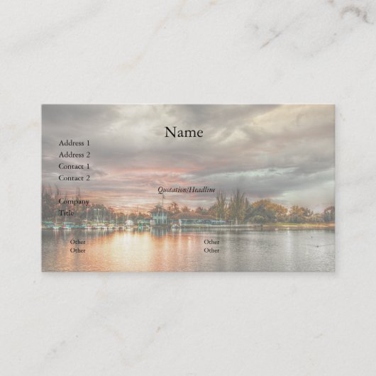 Storm Business Cardの前 名刺 (正面)