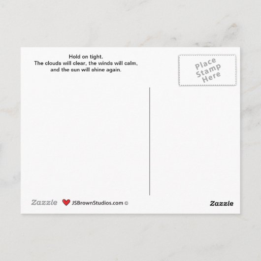 Storm_C_ポストカードに天気を付ける ポストカード (裏面)