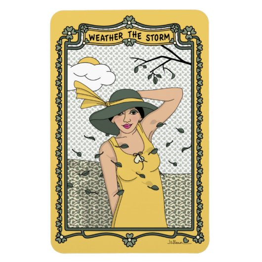 Storm_C_4x6冷蔵庫の天気 マグネット (縦)