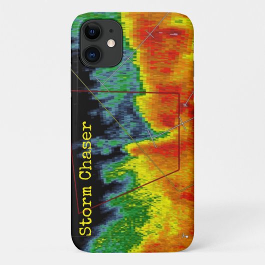 Storm Chaserレーダーイメージ Case-Mate iPhoneケース (裏面)