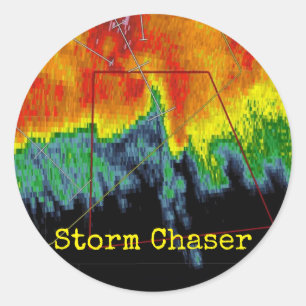 Storm Chaserレーダー画像 ラウンドシール