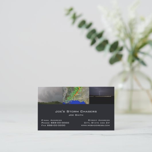 Storm Chaser名刺 名刺 (スタンド正面)