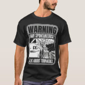 Storm Chasing I may spontaneously talk about torna Tシャツ (正面)