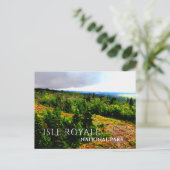 Storm Clouds、Ojibway Tower Isle Royaleからのビュー ポストカード (スタンド正面)