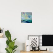 Storm I Abstract Print | Silvia Vassileva ポスター (ホームオフィス)