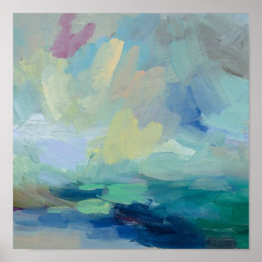 Storm I Abstract Print | Silvia Vassileva ポスター (正面)