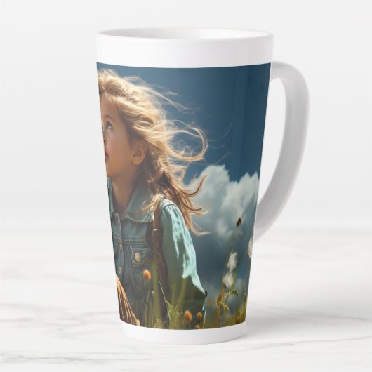 Storm of Hope カフェラテマグ (右アングル)