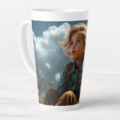 Storm of Hope カフェラテマグ (左アングル)